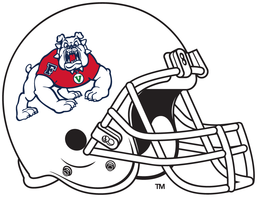 Fresno State Bulldogs 2020-Pres Helmet Logo v2 iron on transfers for T-shirts